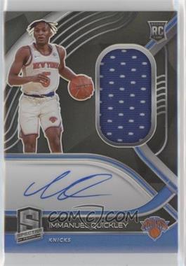 2020-21 Panini Spectra - [Base] #184 - Rookie Jersey Autographs - Immanuel Quickley /149