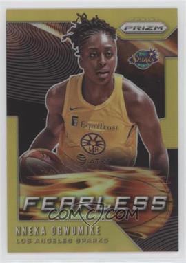 2020 Panini Prizm WNBA - Fearless - Gold Prizm #2 - Nneka Ogwumike /10