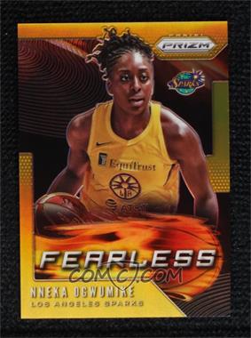 2020 Panini Prizm WNBA - Fearless - Gold Prizm #2 - Nneka Ogwumike /10