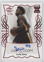 Zaire Wade #/50