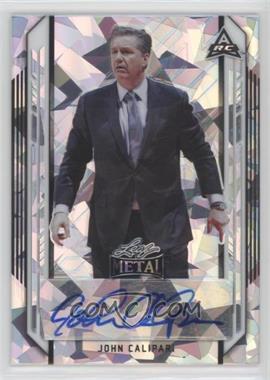 2021-22 Leaf Metal - [Base] - Silver Crystals #BA-JC1 - John Calipari