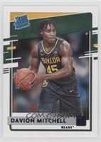 Donruss Rated Rookies - Davion Mitchell #/99