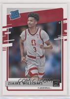 Donruss Rated Rookies - Ziaire Williams