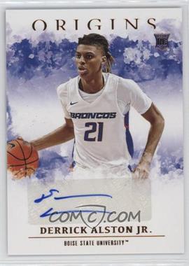 2021-22 Panini Chronicles Draft Picks - Origins Rookie Autographs - Bronze #OR-DAJ - Derrick Alston Jr.