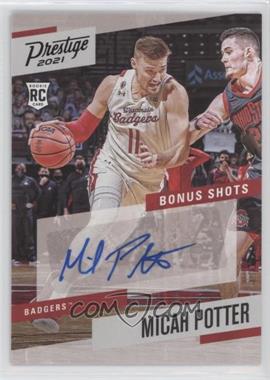 2021-22 Panini Chronicles Draft Picks - Prestige Bonus Shots Signatures #PBMPO - Micah Potter