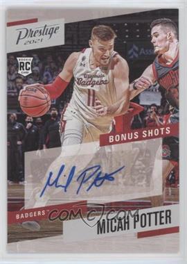 2021-22 Panini Chronicles Draft Picks - Prestige Bonus Shots Signatures #PBMPO - Micah Potter