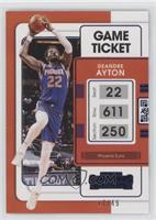 Deandre Ayton #/49