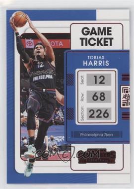 2021-22 Panini Contenders - [Base] - Game Ticket Red #87 - Tobias Harris