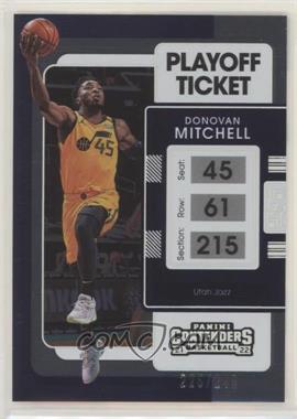 2021-22 Panini Contenders - [Base] - Playoff Ticket #41 - Donovan Mitchell /249