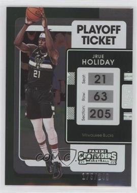 2021-22 Panini Contenders - [Base] - Playoff Ticket #63 - Jrue Holiday /249