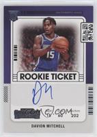 Rookie Ticket - Davion Mitchell