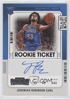 Rookie Ticket - Jeremiah Robinson-Earl (Ball in Left Hand) [EX to NM]
