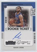Rookie Ticket - Isaiah Livers [EX to NM]