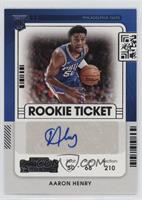 Rookie Ticket - Aaron Henry