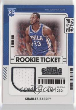 2021-22 Panini Contenders - Rookie Ticket Swatches #RTS-CBA - Charles Bassey
