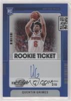 Rookie Ticket - Quentin Grimes #/49