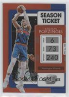 Season Ticket - Kristaps Porzingis #/99