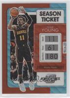 Season Ticket - Trae Young #/45