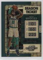 Season Ticket - Miles Bridges #/1