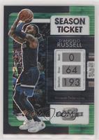 Season Ticket - D'Angelo Russell [Good to VG‑EX] #/25