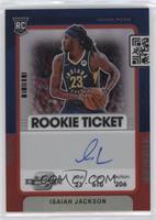 Rookie Ticket Variation - Isaiah Jackson #/75