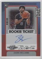 Rookie Ticket Variation - Ziaire Williams #/75