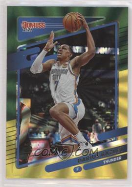 2021-22 Panini Donruss - [Base] - Holo Green & Yellow Laser #17 - Darius Bazley