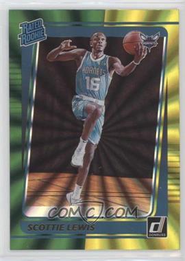 2021-22 Panini Donruss - [Base] - Holo Green & Yellow Laser #246 - Rated Rookie - Scottie Lewis