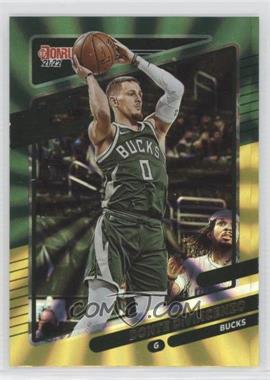 2021-22 Panini Donruss - [Base] - Holo Green & Yellow Laser #94 - Donte DiVincenzo