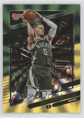 2021-22 Panini Donruss - [Base] - Holo Green & Yellow Laser #94 - Donte DiVincenzo