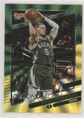 2021-22 Panini Donruss - [Base] - Holo Green & Yellow Laser #94 - Donte DiVincenzo