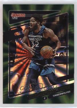 2021-22 Panini Donruss - [Base] - Holo Green Laser #75 - Karl-Anthony Towns