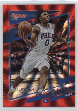 2021-22 Panini Donruss - [Base] - Holo Red Laser #48 - Tyrese Maxey /99