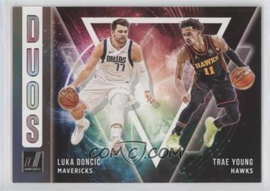2021-22 Panini Donruss - Duos #2 - Trae Young, Luka Doncic [EX to NM]