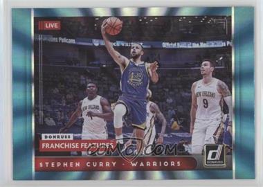 2021-22 Panini Donruss - Franchise Features - Holo Teal Laser #18 - Stephen Curry