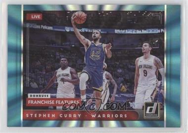 2021-22 Panini Donruss - Franchise Features - Holo Teal Laser #18 - Stephen Curry