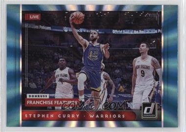 2021-22 Panini Donruss - Franchise Features - Holo Teal Laser #18 - Stephen Curry