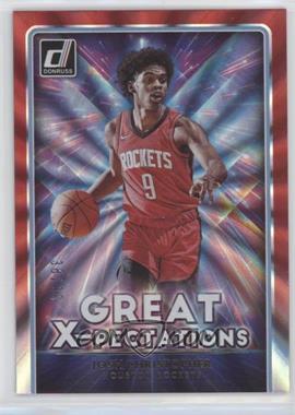 2021-22 Panini Donruss - Great X-Pectations - Holo Red Laser #16 - Josh Christopher /99