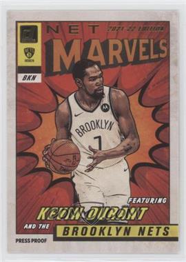 2021-22 Panini Donruss - Net Marvels - Press Proof Gold Foil Black Text #8 - Kevin Durant [EX to NM]