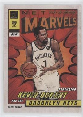 2021-22 Panini Donruss - Net Marvels - Press Proof Gold Foil Black Text #8 - Kevin Durant [EX to NM]