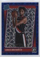 Rated Rookie - Greg Brown III [EX to NM]