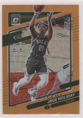 2021-22 Panini Donruss Optic - [Base] - Orange Prizm #40 - Jrue Holiday /199