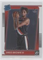 Rated Rookie - Greg Brown III [EX to NM]