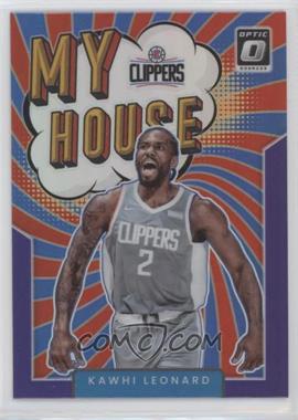 2021-22 Panini Donruss Optic - My House - Purple Prizm #7 - Kawhi Leonard