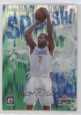 2021-22 Panini Donruss Optic - Splash! - Green Shock Prizm #15 - Kawhi Leonard