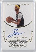 Ziaire Williams #/10