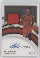 Rookie Patch Autographs - Ayo Dosunmu #/99