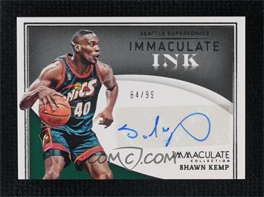 2021-22 Panini Immaculate Collection - Immaculate Ink #ICI-SKS - Shawn Kemp /99