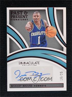 2021-22 Panini Immaculate Collection - Past and Present Signatures - Red #IPP-MBC - Muggsy Bogues /25