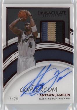 2021-22 Panini Immaculate Collection - Patch Autographs - Red #PA-AJM - Antawn Jamison /25